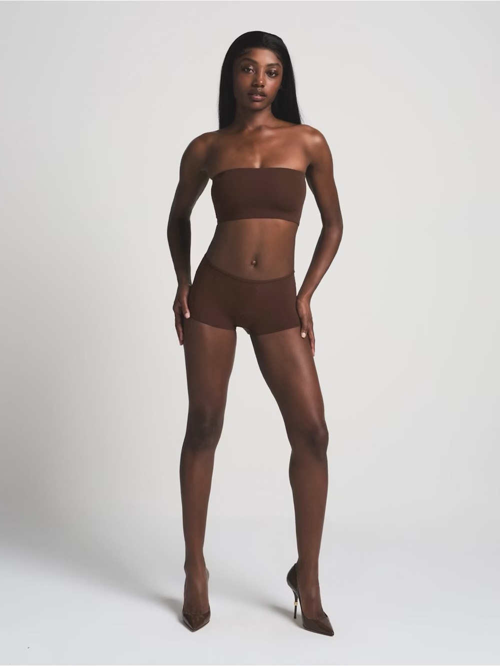 SKIMS FITS EVERYBODY BANDEAU COCOA SMALL